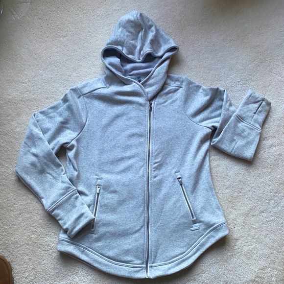 Athleta Sweaters - Athleta Cozy Karma Asymmetrical Zip Jacket